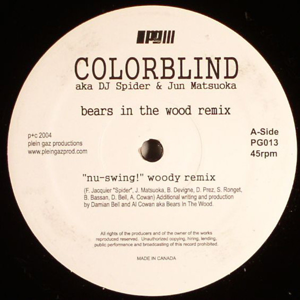 Colorblind aka DJ Spider & Jun Matsuoka - Nu-Swing! | Plein Gaz Productions (PG013)