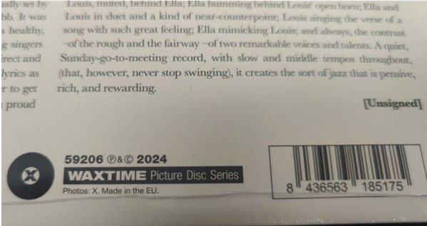 Ella Fitzgerald , Louis Armstrong - Ella & Louis | WaxTime (59206) - 3