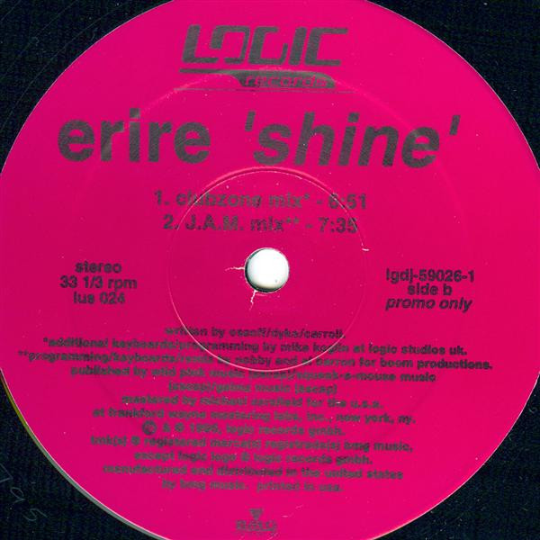 Erire - Shine | Logic Records (LUS 024) Erire - Shine | Logic Records (LUS 024)