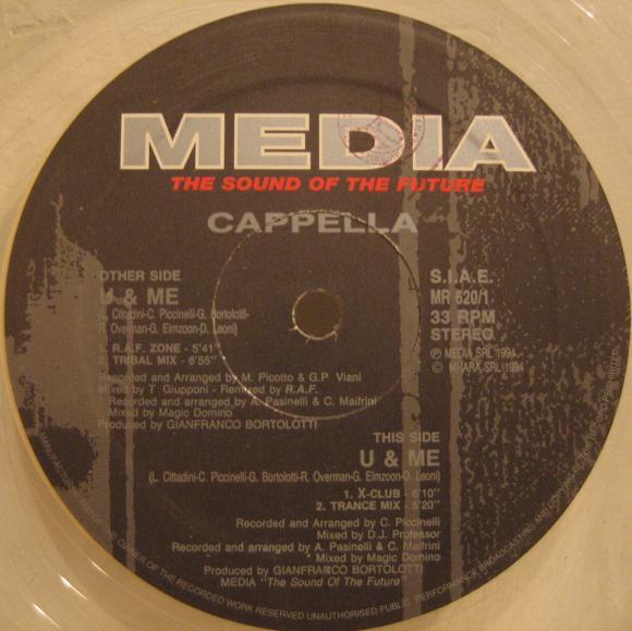 Cappella - U & Me | Media Records (MR 620)