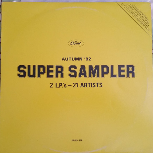 Various - Super Sampler - Autumn '82 | Capitol Records (SPRO 218) - main