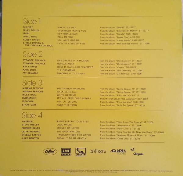 Various - Super Sampler - Autumn '82 | Capitol Records (SPRO 218) - 2