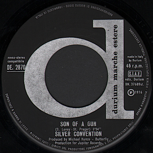 Silver Convention - Get Up And Boogie | Durium (DE. 2870) - 4 Silver Convention - Get Up And Boogie | Durium (DE. 2870) - 4