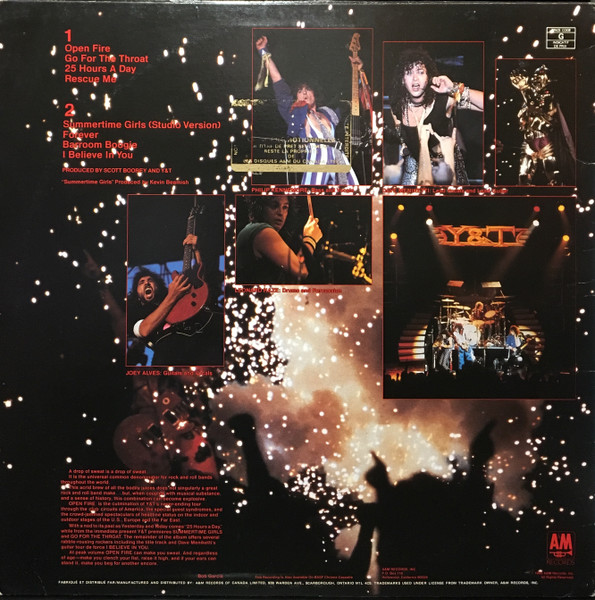 Y & T - Open Fire | A&M Records (SP 5076) - 2