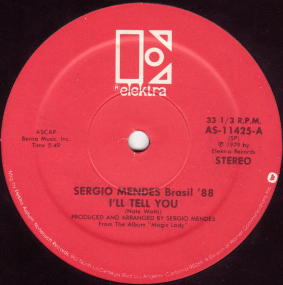 Sergio Mendes & Brasil '88 - I'll Tell You | Elektra (AS-11425) - main