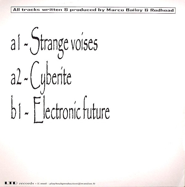 Marco Bailey & Redhead - Strange Voises | Limited Edition Records (CET004) - 3