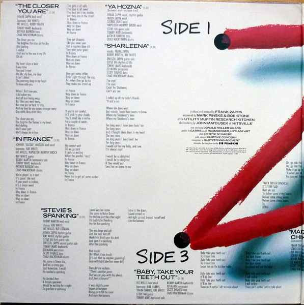 Frank Zappa - Them Or Us | EMI (2402343) - 3