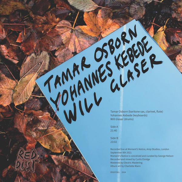 Tamar Osborn , Yohan Kebede , Will Glaser - 44:42 | Red Dust (RDDST001) - 2