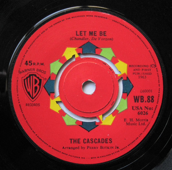 The Cascades - Rhythm Of The Rain | Warner Bros. Records (WB.88) - 2