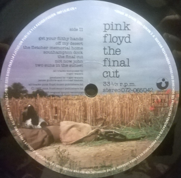 Pink Floyd - The Final Cut | Harvest (10C 072-065 042) - main