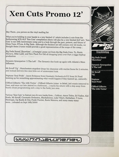Various - Xen Cuts | Ninja Tune (ZEN 49 P) - 3