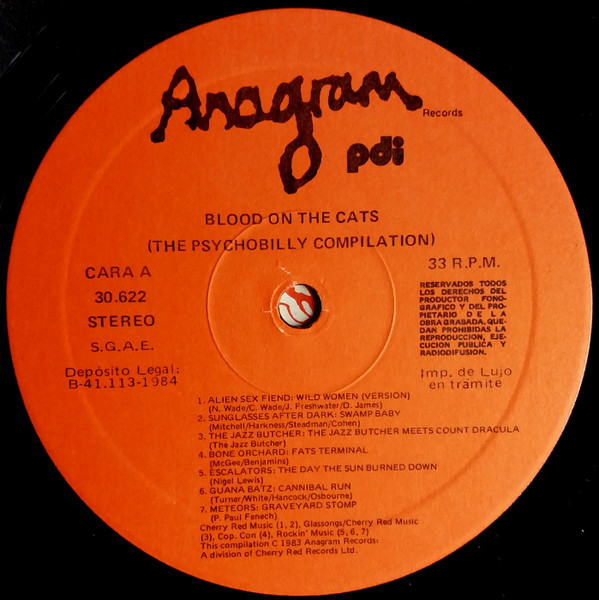Various - Blood On The Cats | Anagram Records (E-30622) - 3