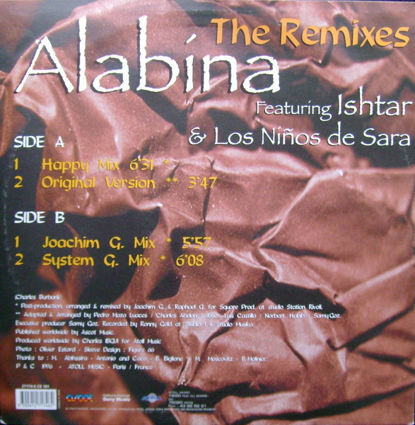 Alabina Featuring Ishtar Alabina & Los Ninos De Sara - Alabina (The Remixes) | Ascot Music (27174-6) - 2
