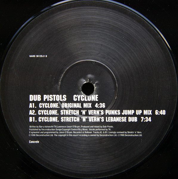 Dub Pistols - Cyclone | Concrete (HARD 3612DJ1) - 4 Dub Pistols - Cyclone | Concrete (HARD 3612DJ1) - 4