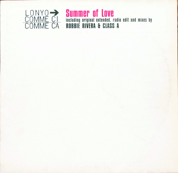 Lonyo → Comme Ci Comme Ca - Summer Of Love | Riverhorse Records (RIVH3PXXX) - main Lonyo → Comme Ci Comme Ca - Summer Of Love | Riverhorse Records (RIVH3PXXX) - main