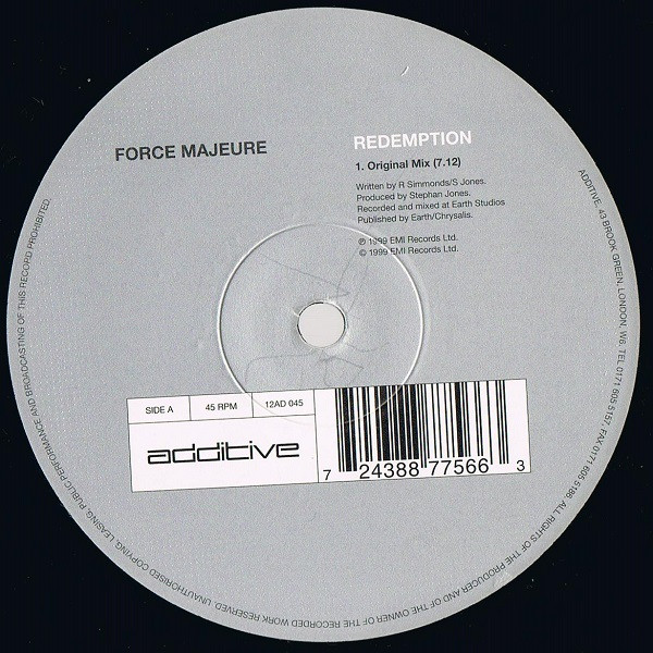 Force Majeure - Redemption | Additive (12AD 045)