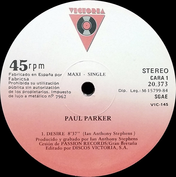 Paul Parker - Desire | Victoria (B-20.373) - 3