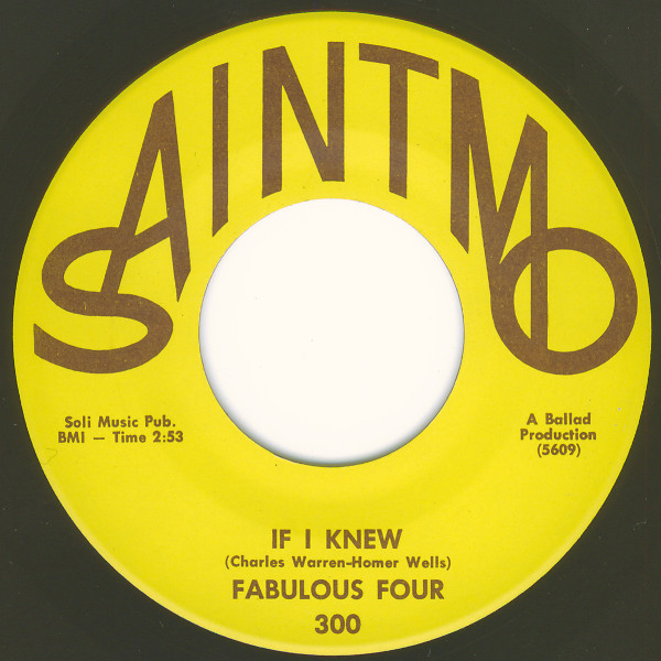 The Sounds Four - Everybody's Got To Have A Heart / If I Knew | Saintmo (300) - 2