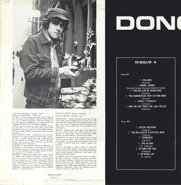 Donovan - Donovan | Pye Records (DP. 03) - 2