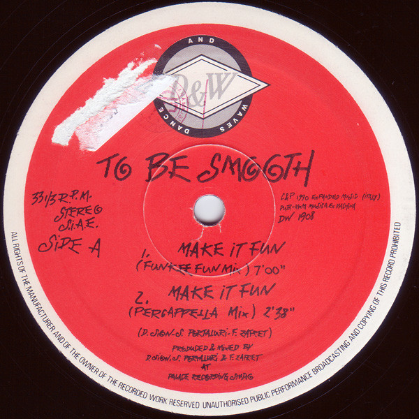 To Be Smooth - Make It Fun | Dance And Waves (DW 1908)