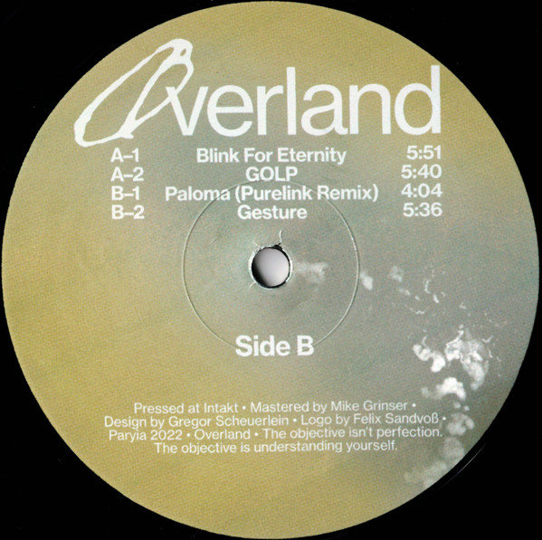 Overland - Blink For Eternity | Paryìa (Paryìa003) - 3