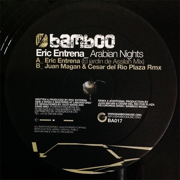 Eric Entrena - Arabian Nights | Bamboo Music (BA 017) - 3 Eric Entrena - Arabian Nights | Bamboo Music (BA 017) - 3