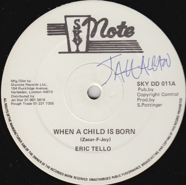 Eric Tello - When A Child Is Born | Sky Note (SKY DD 011) - main