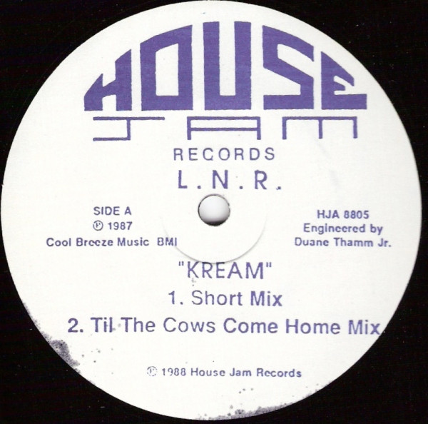 LNR - Kream | House Jam Records (HJA 8805) - main