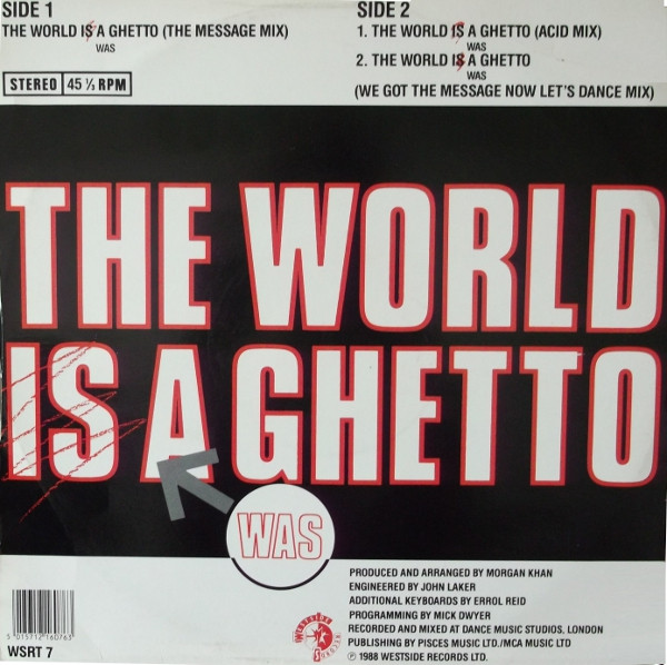 Morgan Khan Featuring Jeffrey Guishard - The World Was A Ghetto | Westside Records (WSRT 7) - 2 Morgan Khan Featuring Jeffrey Guishard - The World Was A Ghetto | Westside Records (WSRT 7) - 2