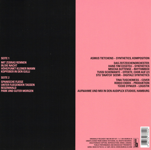 Asmus Tietchens - In Die Nacht | Bureau B (BB143)