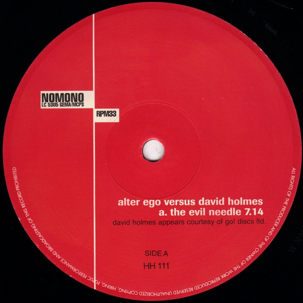 Alter Ego Versus David Holmes - The Evil Needle | Harthouse (HH 111) - 3 Alter Ego Versus David Holmes - The Evil Needle | Harthouse (HH 111) - 3