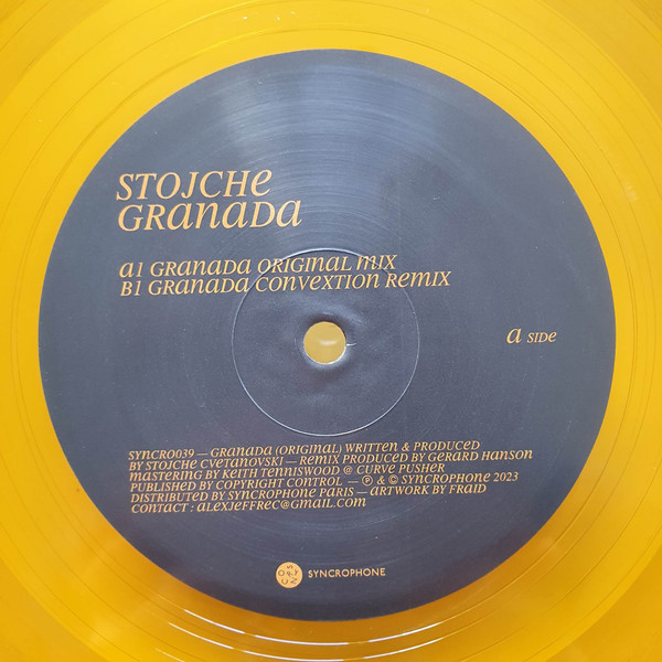 Stojche - Granada | Syncrophone Recordings (SYNCRO39) - main Stojche - Granada | Syncrophone Recordings (SYNCRO39) - main