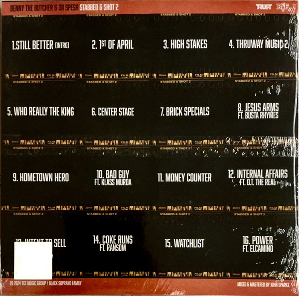 Benny & 38 Spesh - Stabbed & Shot 2 | Black Soprano Family (NXT139-LP) - 2