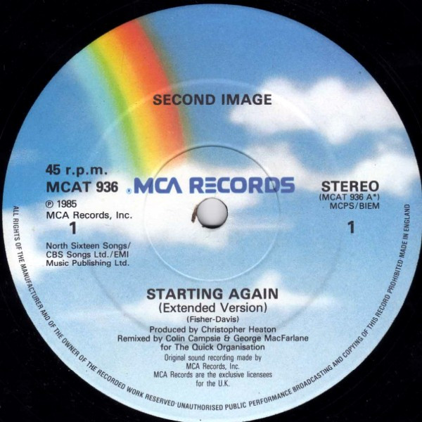 Second Image - Starting Again | MCA Records (MCAT 936) - 3