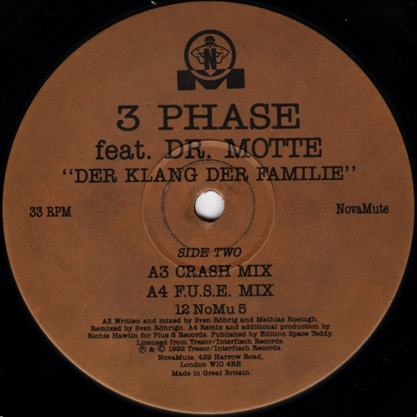 3 Phase Feat. Dr. Motte - Der Klang Der Familie (The Remixes) | NovaMute (12 NOMU5) - 4