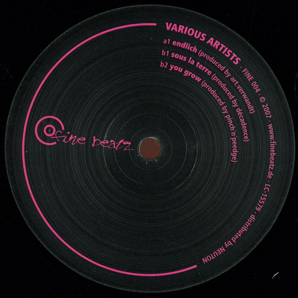 Various - Endlich / Sous La Terre / You Grow | Fine Beatz (Fine004)