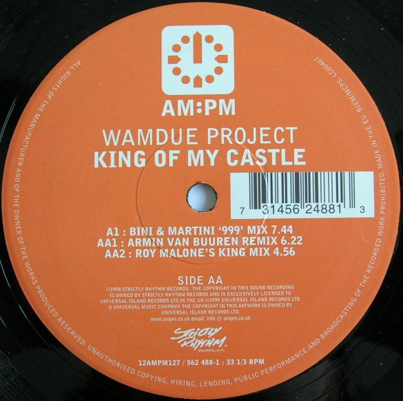 Wamdue Project - King Of My Castle (Roy Malone / Bini & Martini / Armin Van Buuren Mixes) | AM:PM (12AMPM127) - 4
