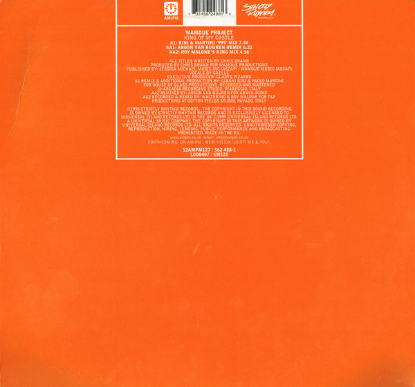 Wamdue Project - King Of My Castle (Roy Malone / Bini & Martini / Armin Van Buuren Mixes) | AM:PM (12AMPM127) - 2