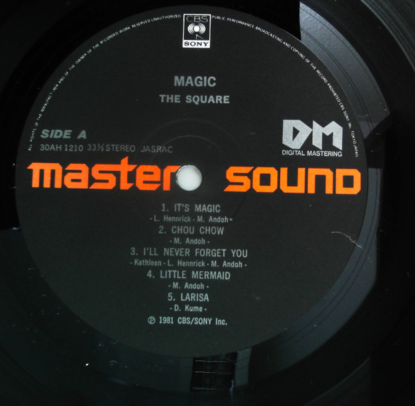 T-Square - Magic | CBS/Sony (30AH 1210) - 2