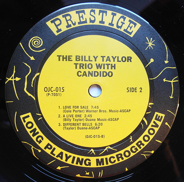 Billy Taylor Trio With Candido - The Billy Taylor Trio With Candido | Original Jazz Classics (OJC-015) - 2 Billy Taylor Trio With Candido - The Billy Taylor Trio With Candido | Original Jazz Classics (OJC-015) - 2