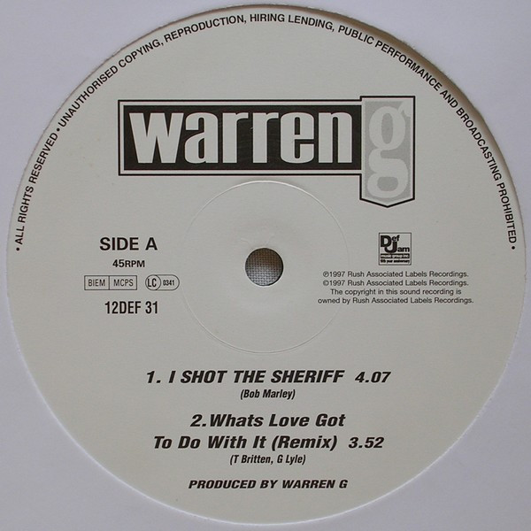 Warren G - I Shot The Sheriff | Def Jam Music Group Inc. (12 DEF 31) - 3