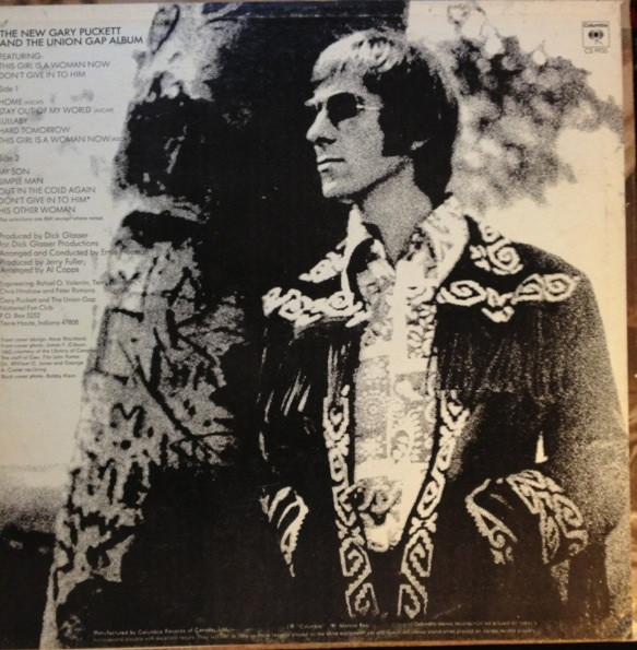 Gary Puckett & The Union Gap - The New Gary Puckett And The Union Gap Album | Columbia (CS 9935) - 2