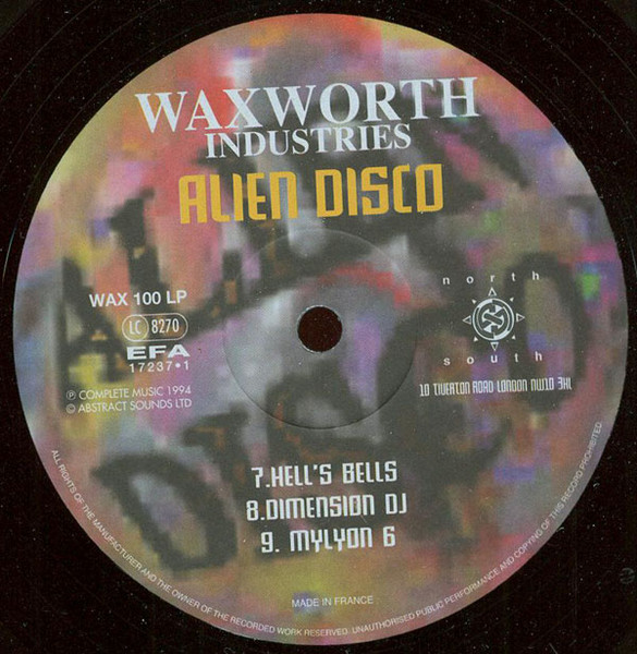 Waxworth Industries - Alien Disco | North South (WAX 100 LP) - 4 Waxworth Industries - Alien Disco | North South (WAX 100 LP) - 4