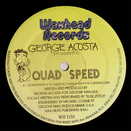 George Acosta - Quad Speed | Waxhead Records (WH 1101)