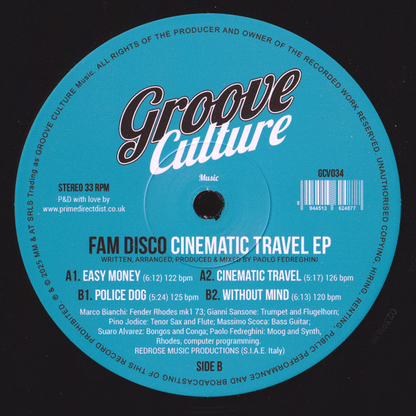 FAM Disco - Cinematic Travel EP | Groove Culture Music (GCV034) - 3