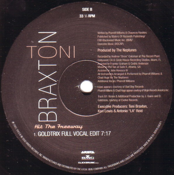 Toni Braxton - Hit The Freeway | Arista (82876 50637 1) - 3