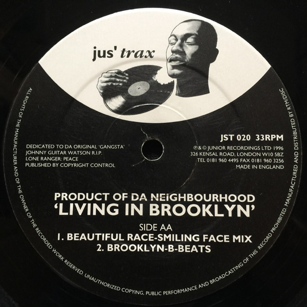 Product Of Da Neighbourhood - Living In Brooklyn | Jus' Trax (JST 020) - 2