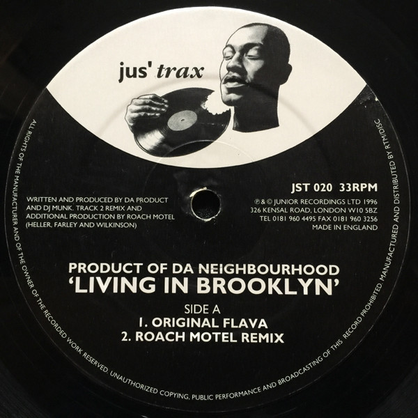 Product Of Da Neighbourhood - Living In Brooklyn | Jus' Trax (JST 020) - 3