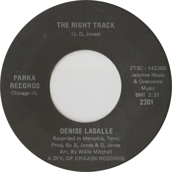 Denise LaSalle - Too Late To Check Your Trap / The Right Track | Parka Records (2301) - 2