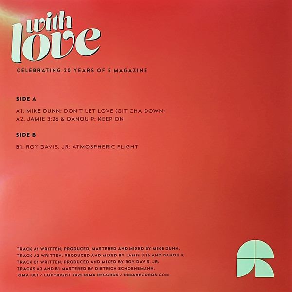 Various - With Love: Celebrating 20 Years Of 5 Magazine | Rima Records (RIMA-001) - 2